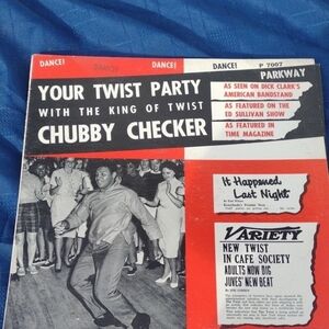 Chubby Checker 'Your Twist Party' Vinyl Record